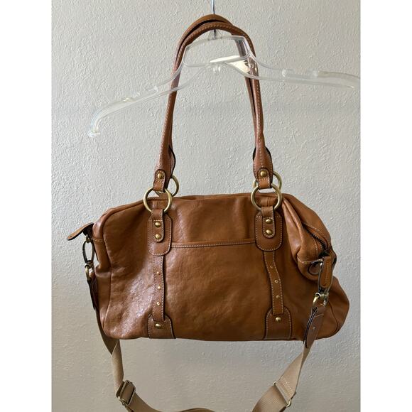 Storksak Elizabeth Leather Diaper Bag Brown - Picture 7 of 8